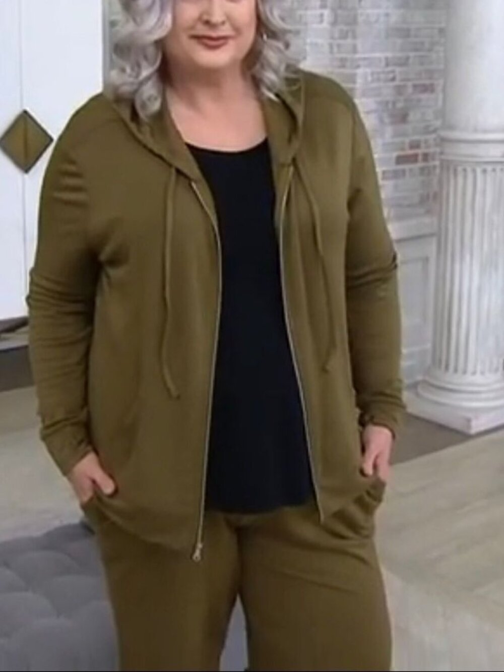 All Worthy Hunter McGrady Print or Solid Zip Front Hoodie